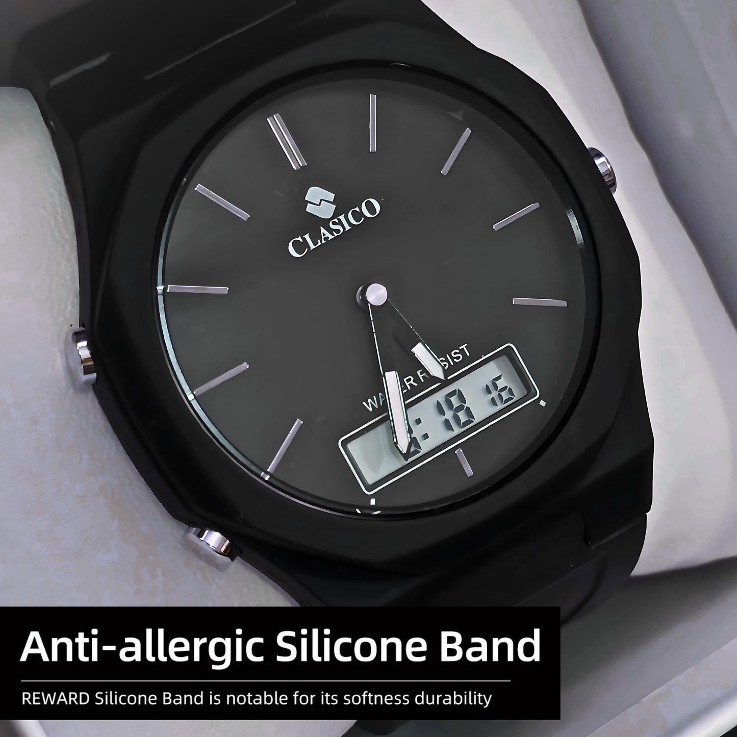 كلاسيكو ساعة سيلكون مضاد للحساسيةCLASICO watch silicon Anti-allergic