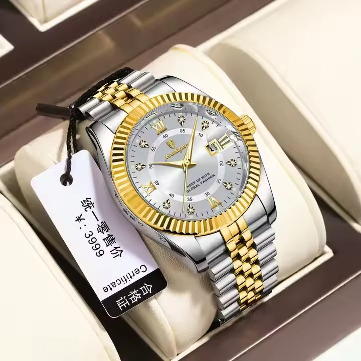 Poedagar 910 Man Wristwatch Waterproof Luminous Men Quartz Watchساعة يد رجالية Poedagar 910 مقاومة للماء ومضيئة من الكوارتز للرجال