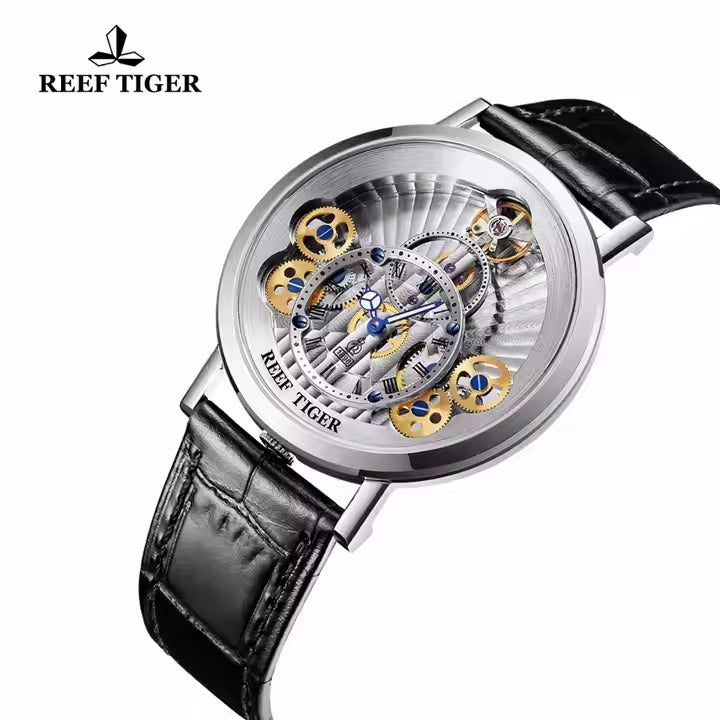 ساعة رجالية نمر Reef Tiger /Luxury Quartz Watches for Men
