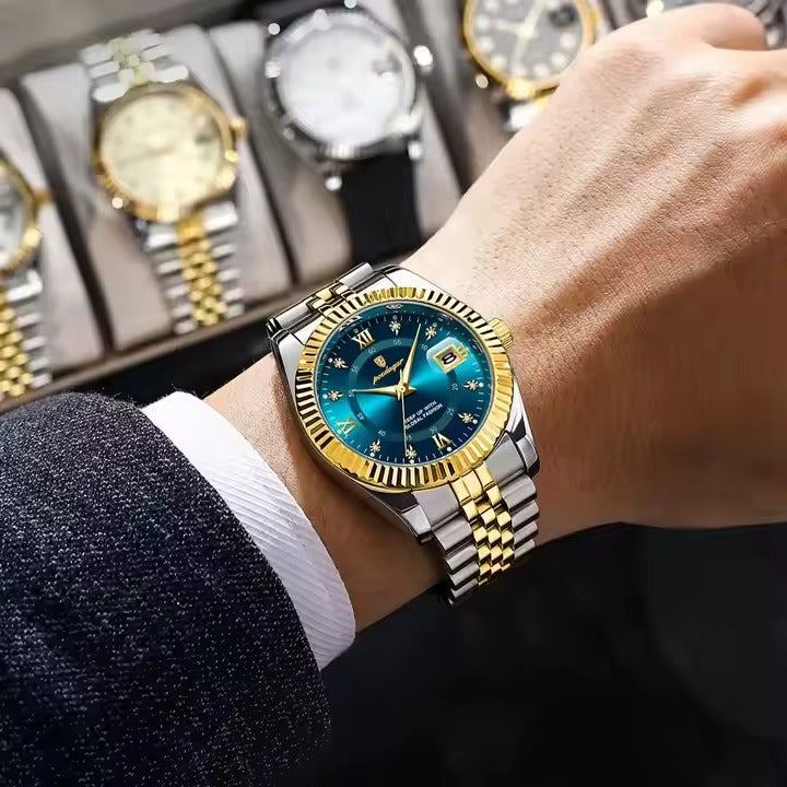 Poedagar 910 Man Wristwatch Waterproof Luminous Men Quartz Watchساعة يد رجالية Poedagar 910 مقاومة للماء ومضيئة من الكوارتز للرجال