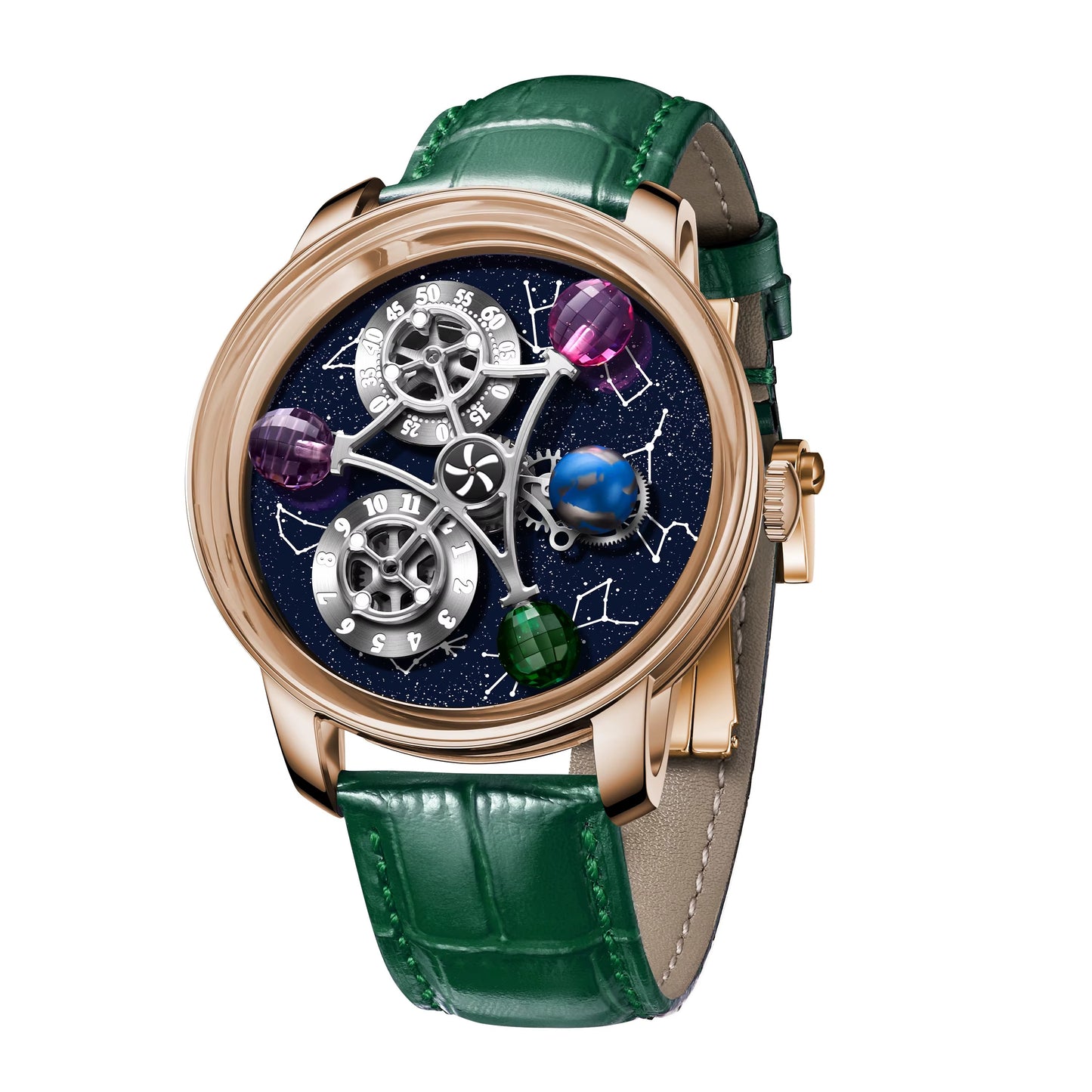 New Arrival Luxury Men Mechanical Leather Watches Fashion Businessساعات رجالية ميكانيكية جلدية فاخرة وصلت حديثًا، موضة الأعمال