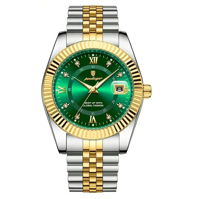 Poedagar 910 Man Wristwatch Waterproof Luminous Men Quartz Watchساعة يد رجالية Poedagar 910 مقاومة للماء ومضيئة من الكوارتز للرجال