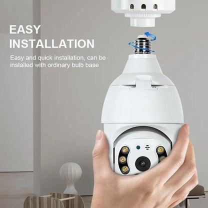 360° WiFi Bulb Security Camera