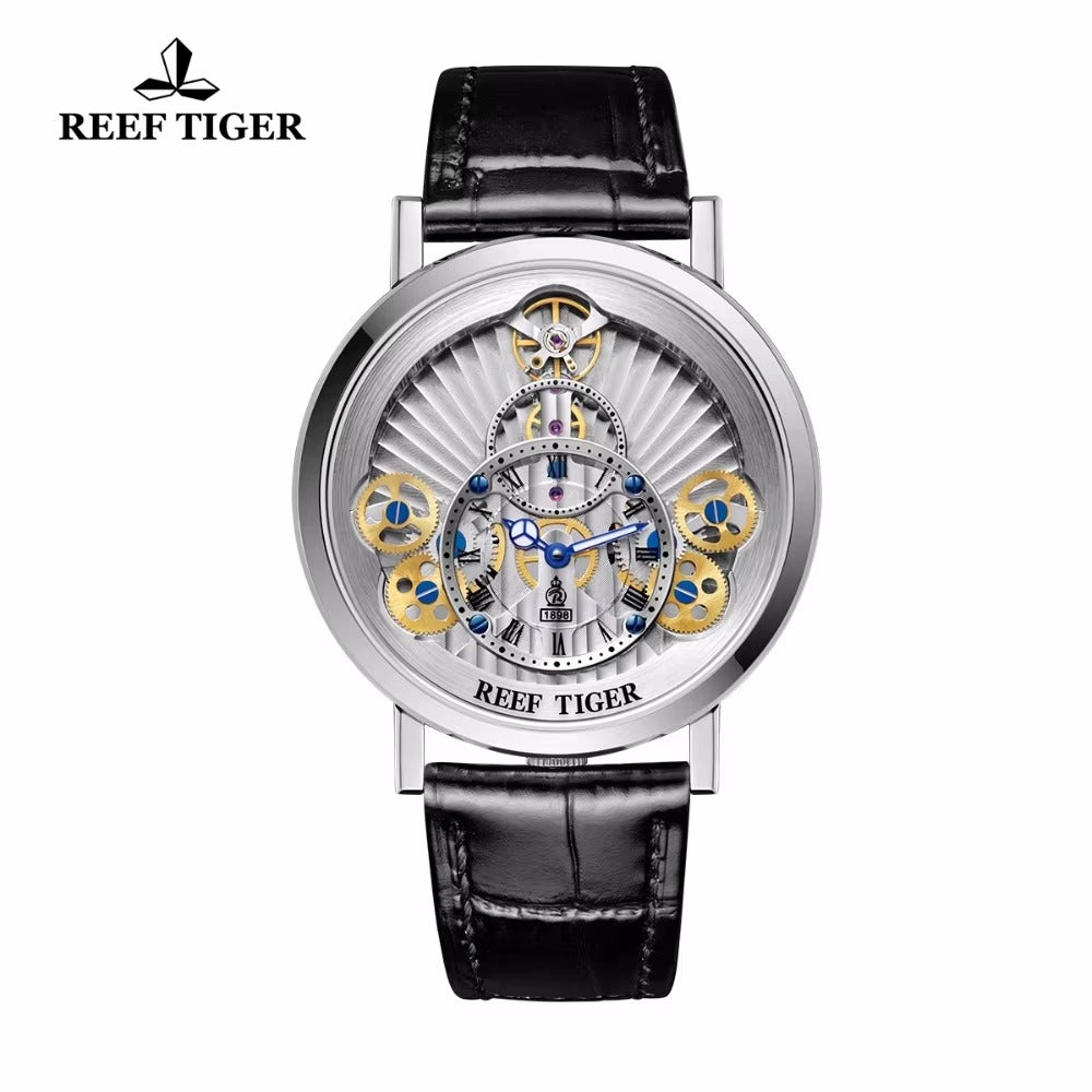 ساعة رجالية نمر Reef Tiger /Luxury Quartz Watches for Men