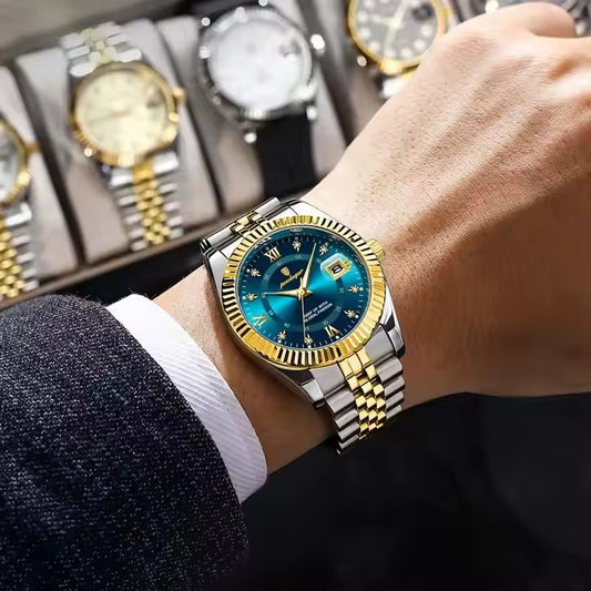 Poedagar 910 Man Wristwatch Waterproof Luminous Men Quartz Watchساعة يد رجالية Poedagar 910 مقاومة للماء ومضيئة من الكوارتز للرجال