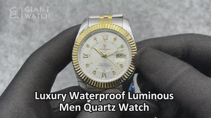 Poedagar 910 Man Wristwatch Waterproof Luminous Men Quartz Watchساعة يد رجالية Poedagar 910 مقاومة للماء ومضيئة من الكوارتز للرجال