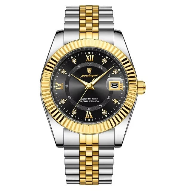 Poedagar 910 Man Wristwatch Waterproof Luminous Men Quartz Watchساعة يد رجالية Poedagar 910 مقاومة للماء ومضيئة من الكوارتز للرجال