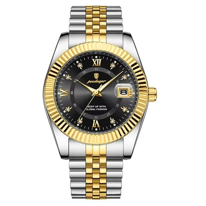 Poedagar 910 Man Wristwatch Waterproof Luminous Men Quartz Watchساعة يد رجالية Poedagar 910 مقاومة للماء ومضيئة من الكوارتز للرجال